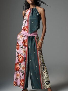 Anthropologie ⭐️NWT⭐️The Somerset Pull-On Pants: Printed size S